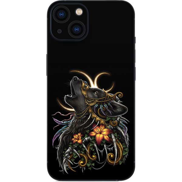 Wolf Howling by Sarah Richter iPhone Skins