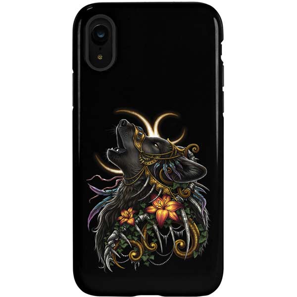 Wolf Howling by Sarah Richter iPhone Cases