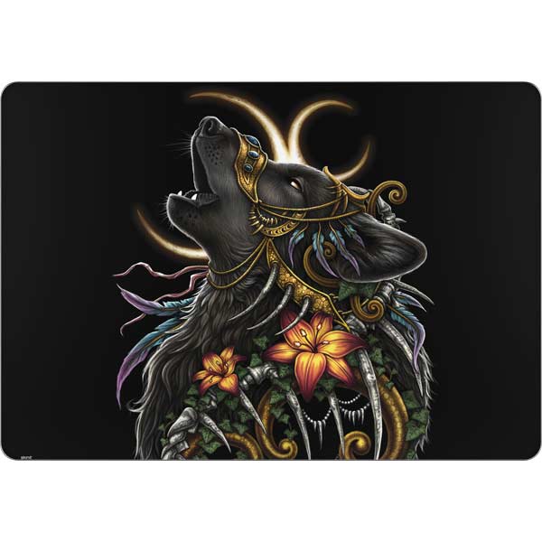 Wolf Howling by Sarah Richter MacBook Skins