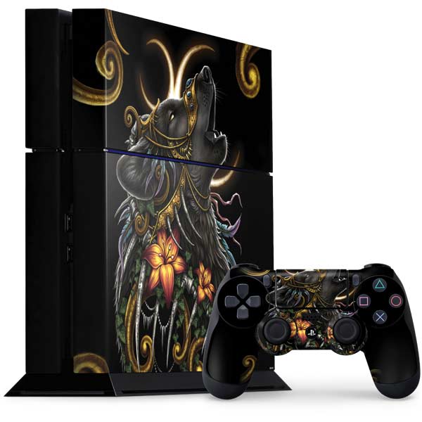 Wolf Howling by Sarah Richter PlayStation PS4 Skins