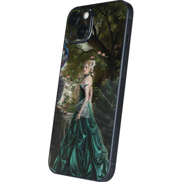 Woman with Peacocks by Nene Thomas iPhone Skins