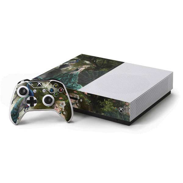 Woman with Peacocks by Nene Thomas Xbox One Skins