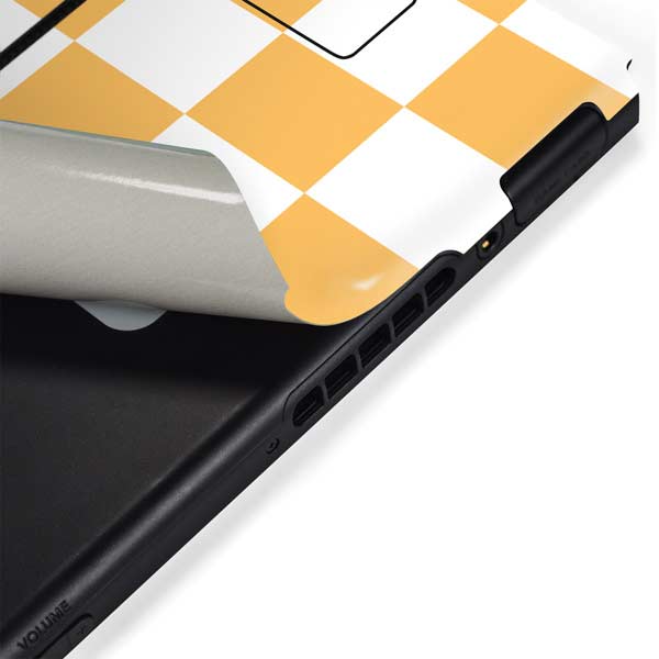 Yellow and White Checkerboard Nintendo Skins