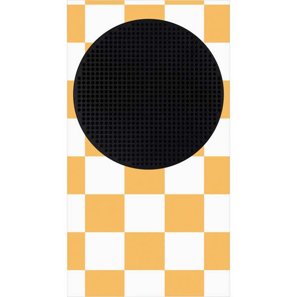 Yellow and White Checkerboard Xbox Series S Skins