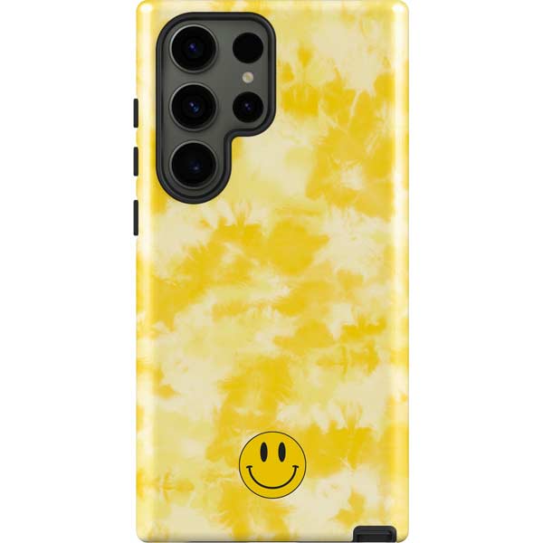 Yellow Tie Die Galaxy Cases