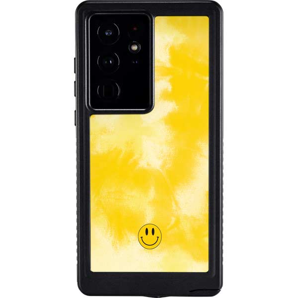 Yellow Tie Die Galaxy Cases