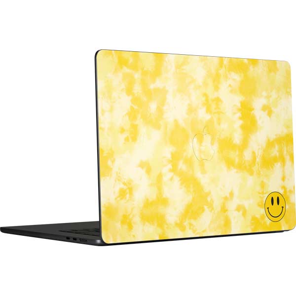 Yellow Tie Die MacBook Skins