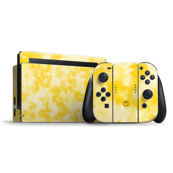 Yellow Tie Die Nintendo Skins