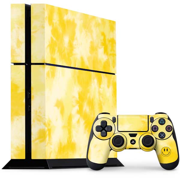 Yellow Tie Die PlayStation PS4 Skins