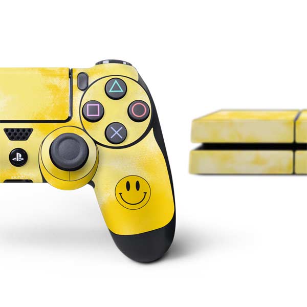 Yellow Tie Die PlayStation PS4 Skins