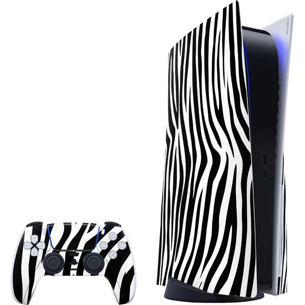 Zebra Print PlayStation PS5 Skins