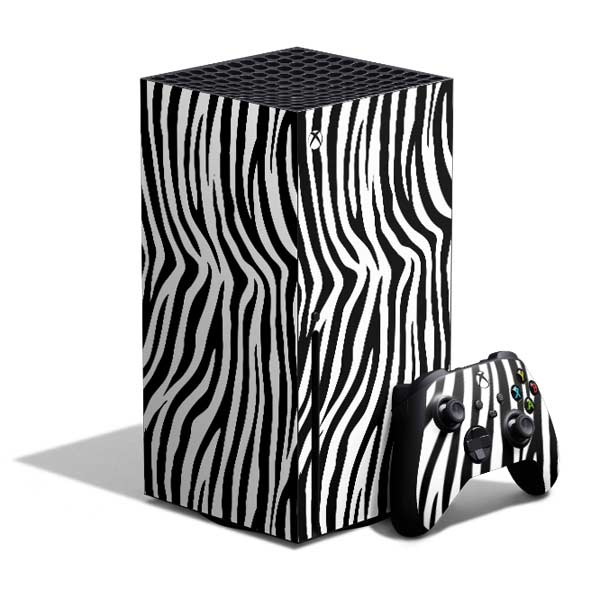 Zebra Print Xbox Series X Skins